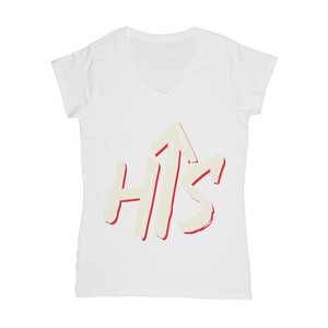 his Classic Women's V-Neck T-Shirt - Crossover Threads