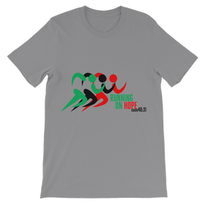 Running On Hope Classic Kids T-Shirt - Crossover Threads