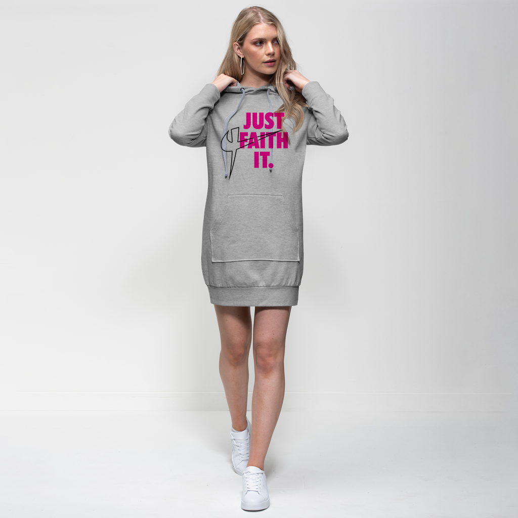 Just Faith It Hoodie Dress - Crossover Threads