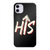 HIS 2 Back Printed Black Soft Phone Case - Crossover Threads