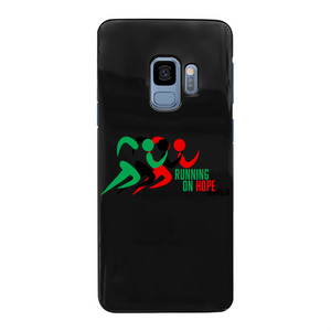 Running On Hope Back Printed Transparent Hard Phone Case - Crossover Threads