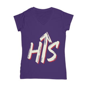his Classic Women's V-Neck T-Shirt - Crossover Threads