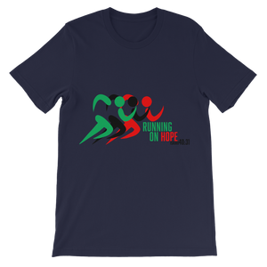 Running On Hope Classic Kids T-Shirt - Crossover Threads