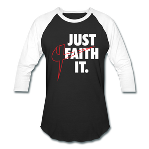 Just Faith It Baseball T-Shirt - Crossover Threads