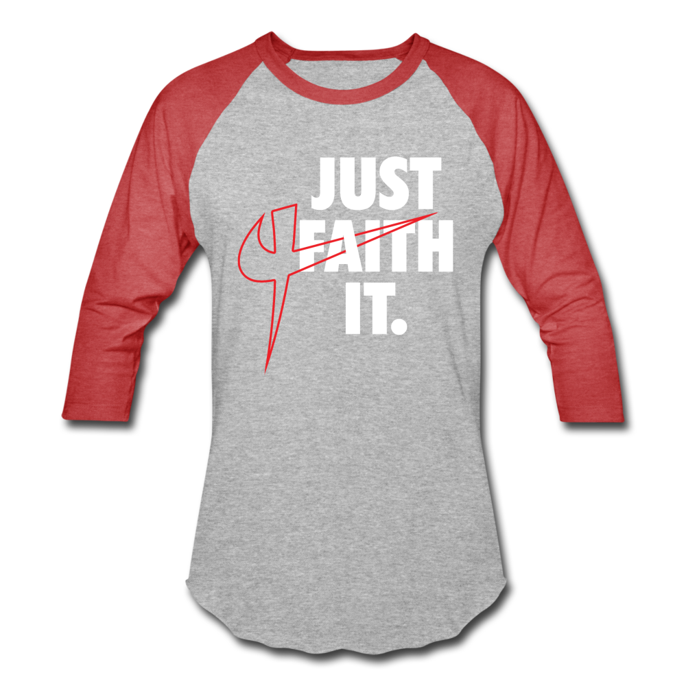 Just Faith It Baseball T-Shirt - Crossover Threads