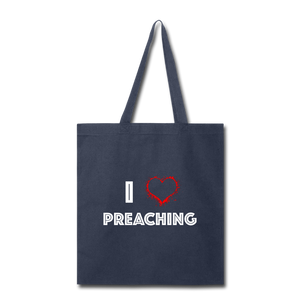 I Love Preaching Tote Bag - Crossover Threads