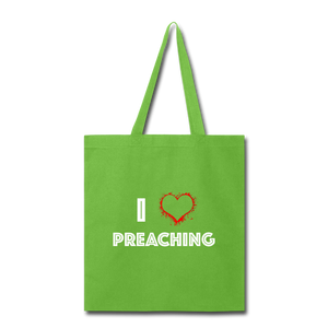 I Love Preaching Tote Bag - Crossover Threads