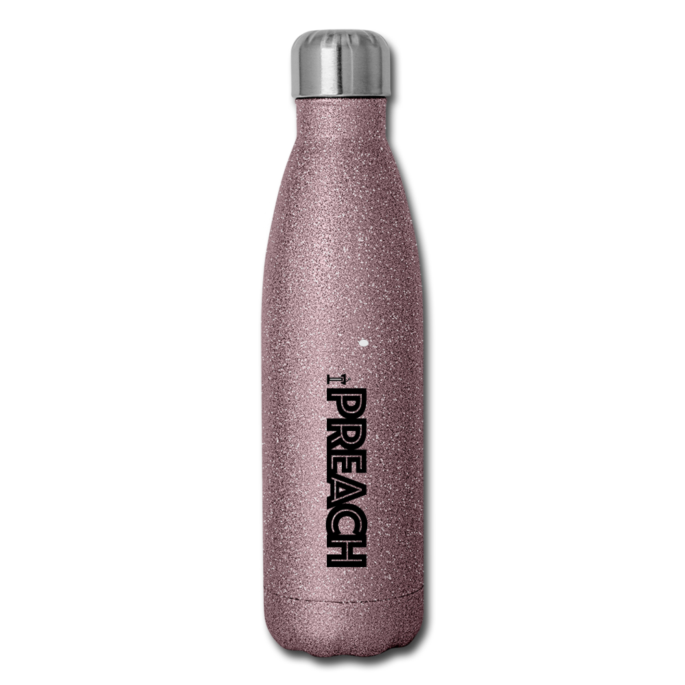 I Preach Insulated Stainless Steel Water Bottle - Crossover Threads
