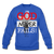 God Never Fails Crewneck Sweatshirt - royal blue