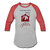 Nativity Baseball T-Shirt - heather gray/red