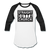 Straight Outta Church Baseball T-Shirt - white/black
