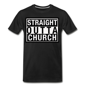 Straight Outta Church T-Shirt - black