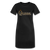 Queen T-Shirt Dress - black