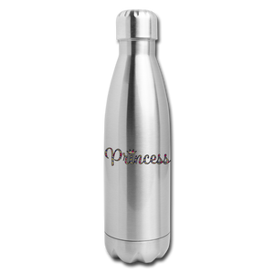 Princess 2 Insulated Stainless Steel Water Bottle - silver