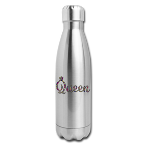 Queen 2 Insulated Stainless Steel Water Bottle - silver