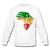 Safari Glitter Crewneck Sweatshirt - white