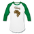 Safari King Baseball T-Shirt - white/kelly green
