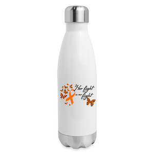 Team Ashlei Insulated Stainless Steel Water Bottle - white