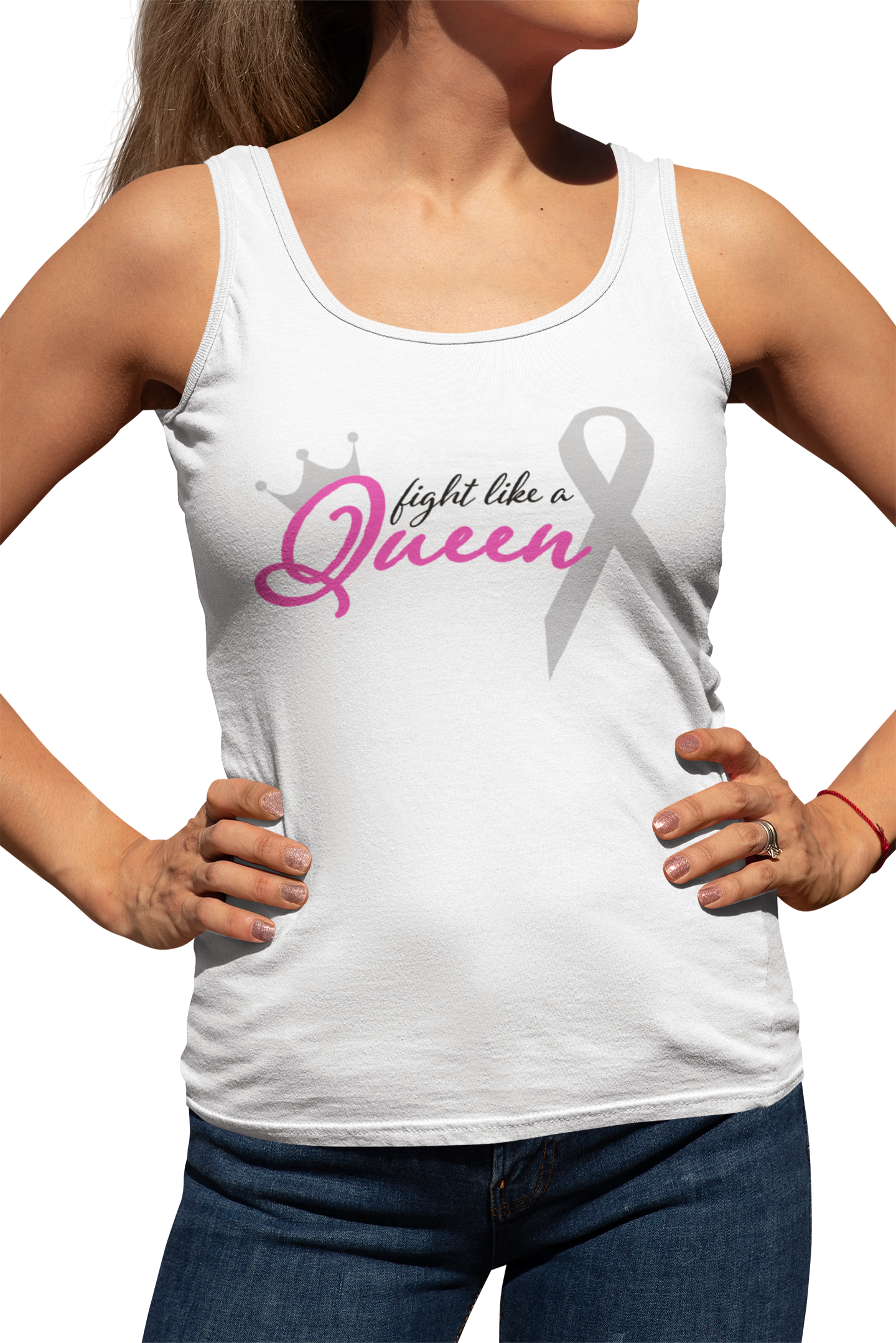 Fight Like A Queen Tank Top - Crossover Threads